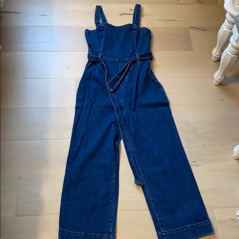 Wide leg, Jean overall